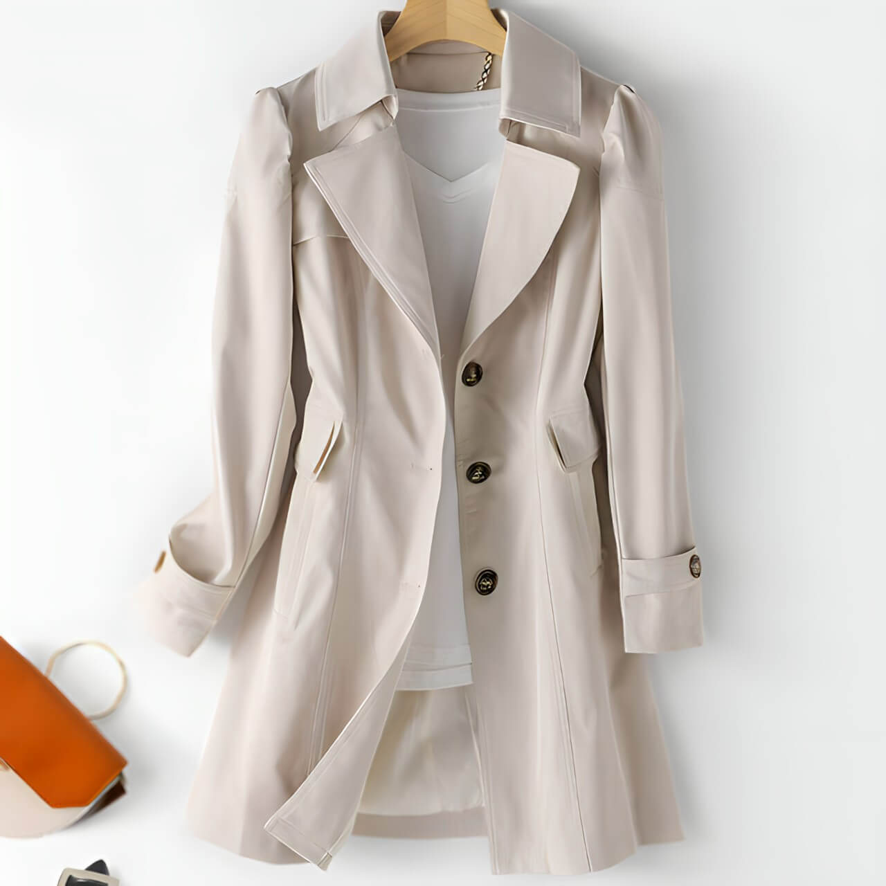 Casaco Feminino Comprido Elegance