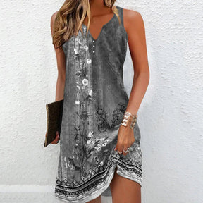 Vestido Vintage Regata Floral