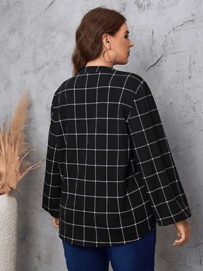 Blusa Casual Feminina Crystal Plus Size