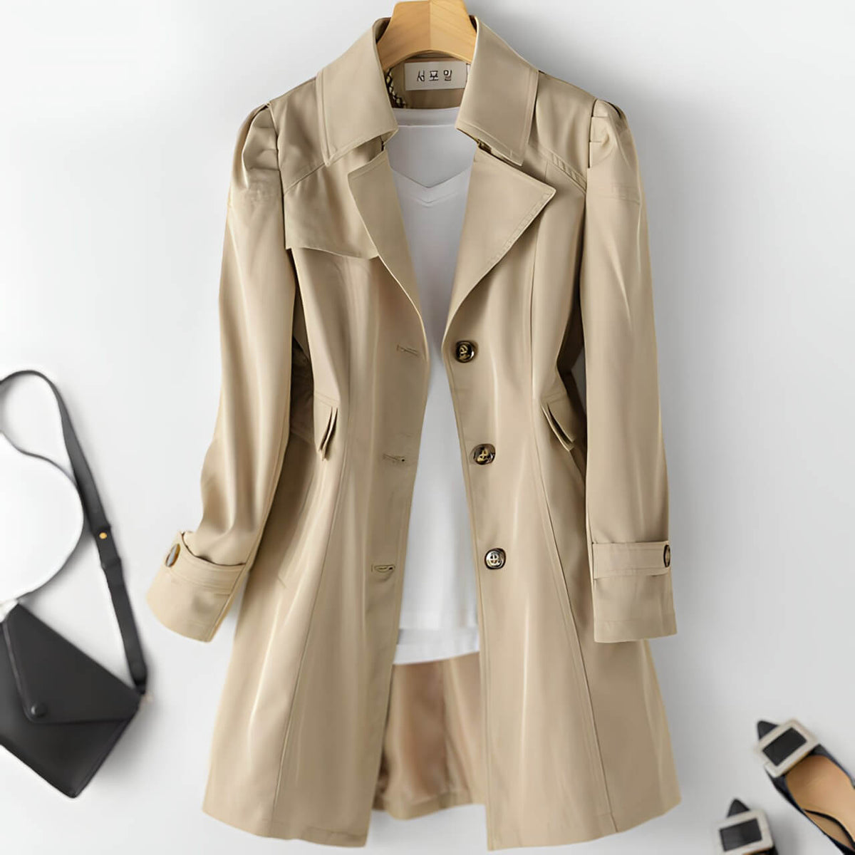 Casaco Feminino Comprido Elegance