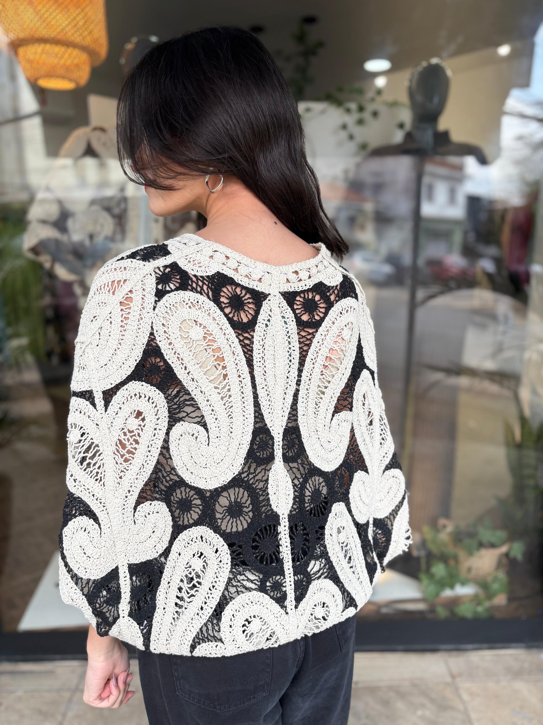 Blusa Molise Crochê Maquinado