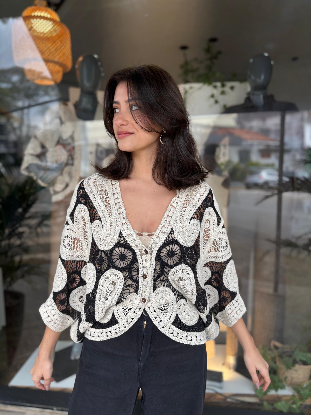 Blusa Molise Crochê Maquinado