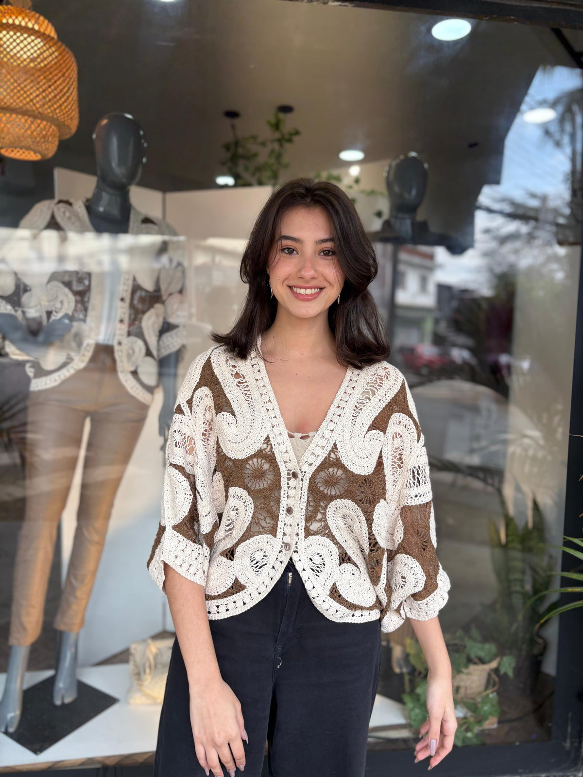 Blusa Molise Crochê Maquinado