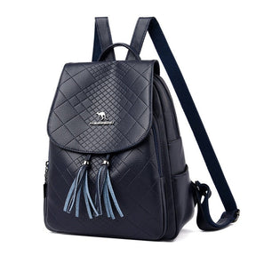 Mochila Feminina de Couro Dina