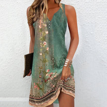 Vestido Vintage Regata Floral